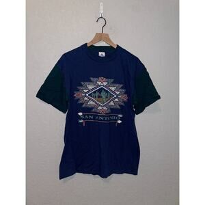 Vintage San Antonio Shirt H.L. Miller USA 90s Cactus Southwest Graphic Tee Large